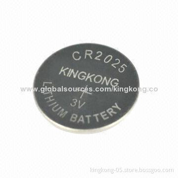 Button-cell Battery, 3V, 150mAh Coin Cell with CE, RoHS, SGS Marks